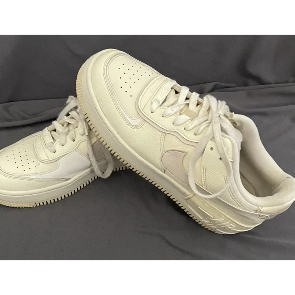 Nike Air Force 1 Low Shoes Sneaker Shadow Coconut Milk Women's Size 9.5